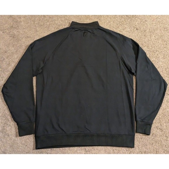 Men's Footjoy Performance 1/2 Zip Wind Shirt Pullover Jacket Black Size Large - Picture 5 of 7